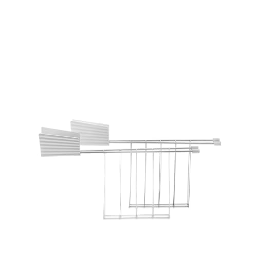Alessi Plissé MDL08RA G Pinze Tostapane Grigio 2 Pezzi