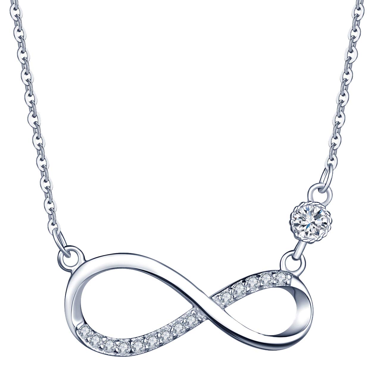 Infinionly Fashion Necklaces collana infinito argento 925 Silver