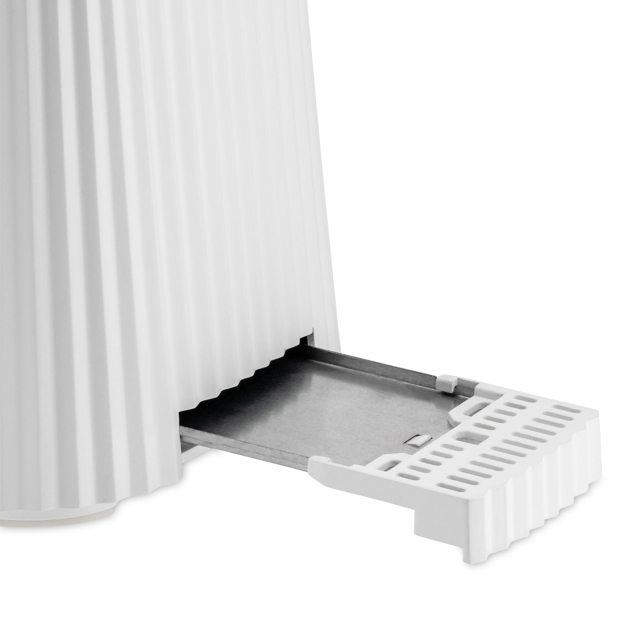 Alessi Plissé tostapane bianco resina 6 livelli doratura