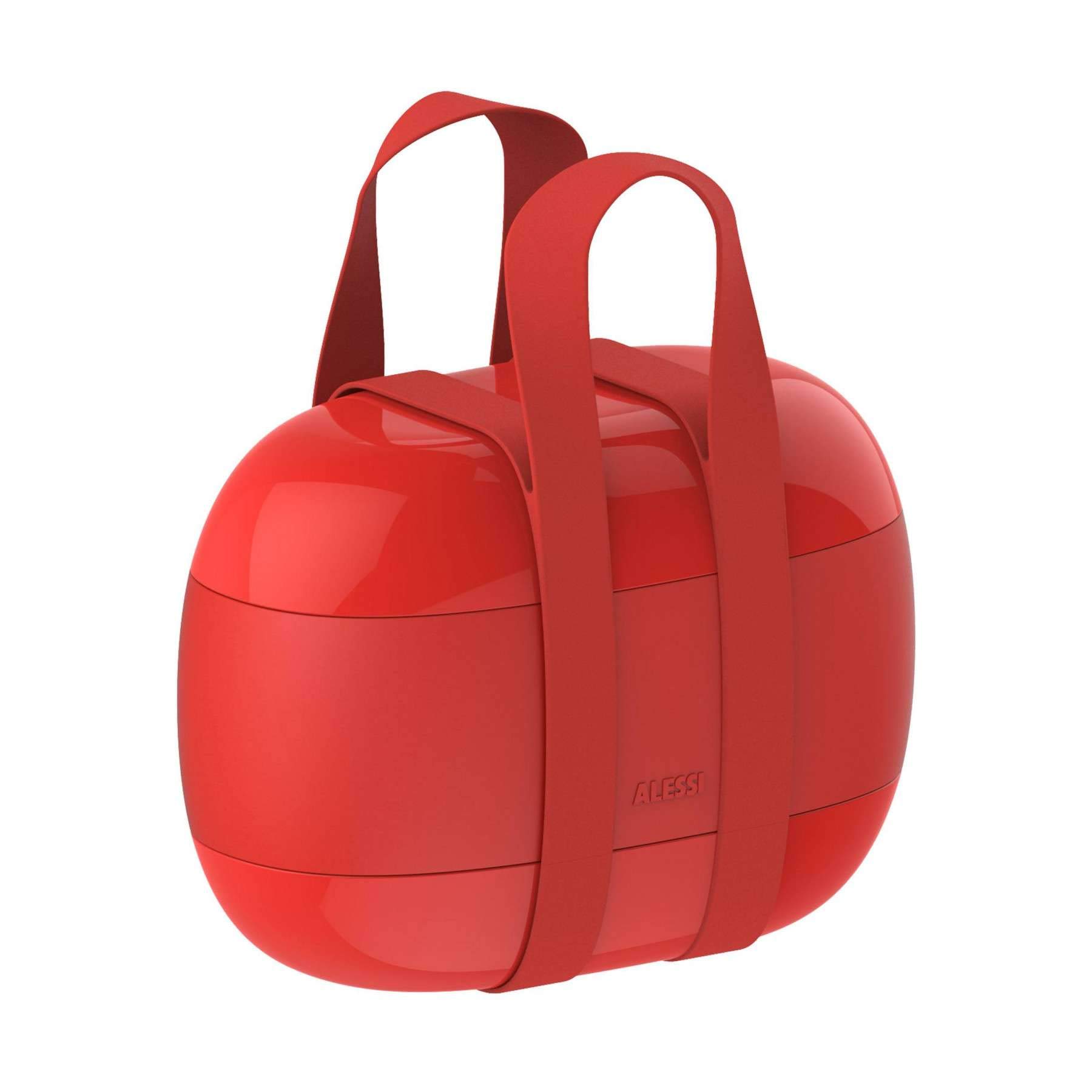 Alessi Food à Porter SA02 R Lunch Box 3 Scomparti Rosso