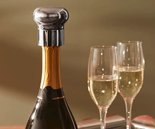 Alessi Noè GIA12 tappo vino champagne acciaio
