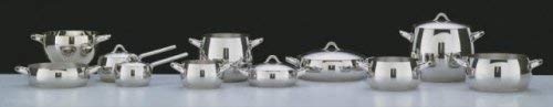Alessi Mami SG105/16 casseruola manico lungo 17 cm induzione