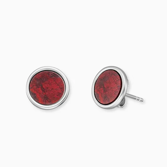 Engelsrufer Kraftstein orecchini argento diaspro rosso
