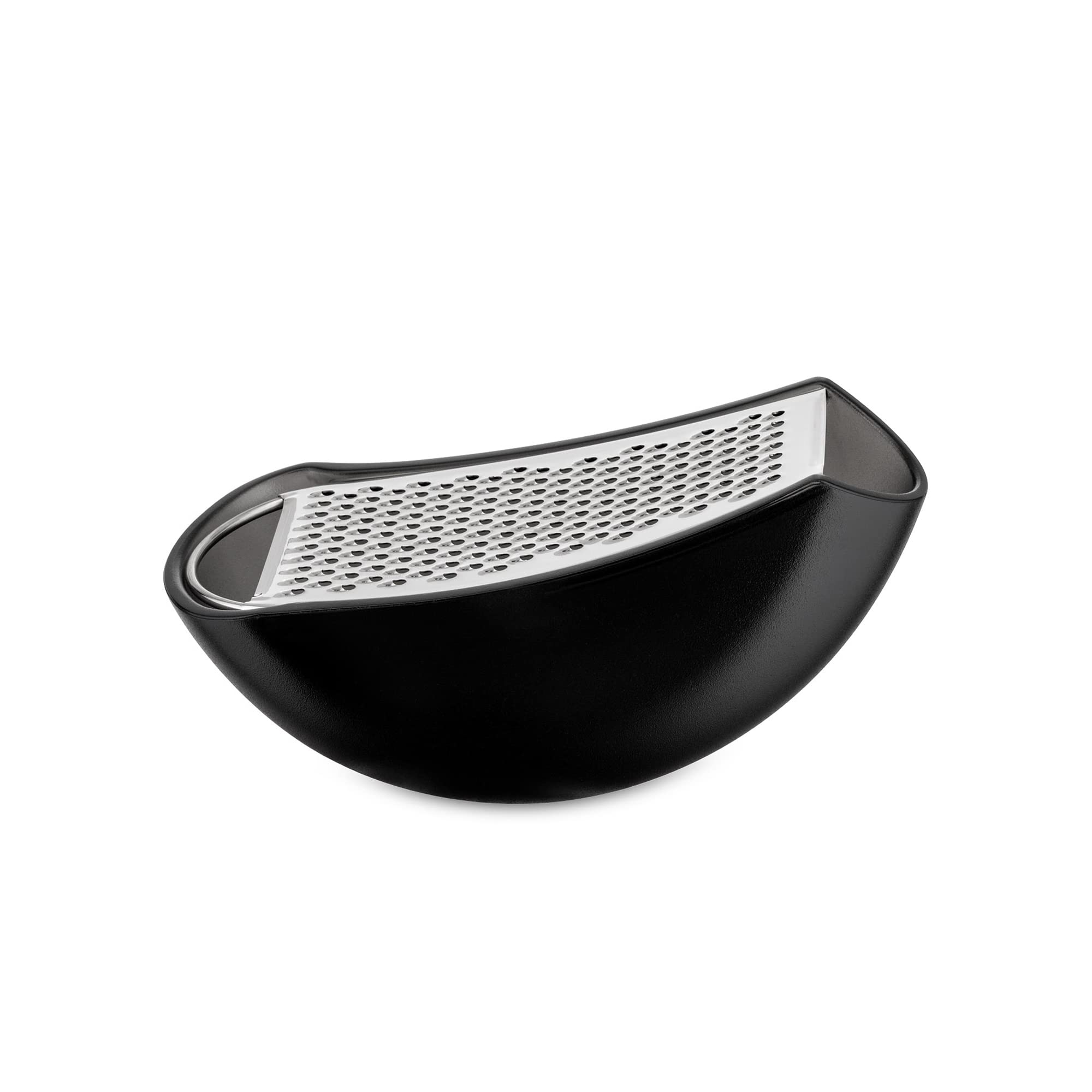 Alessi Parmenide AARU01 B Grattugia Nera con Vaschetta