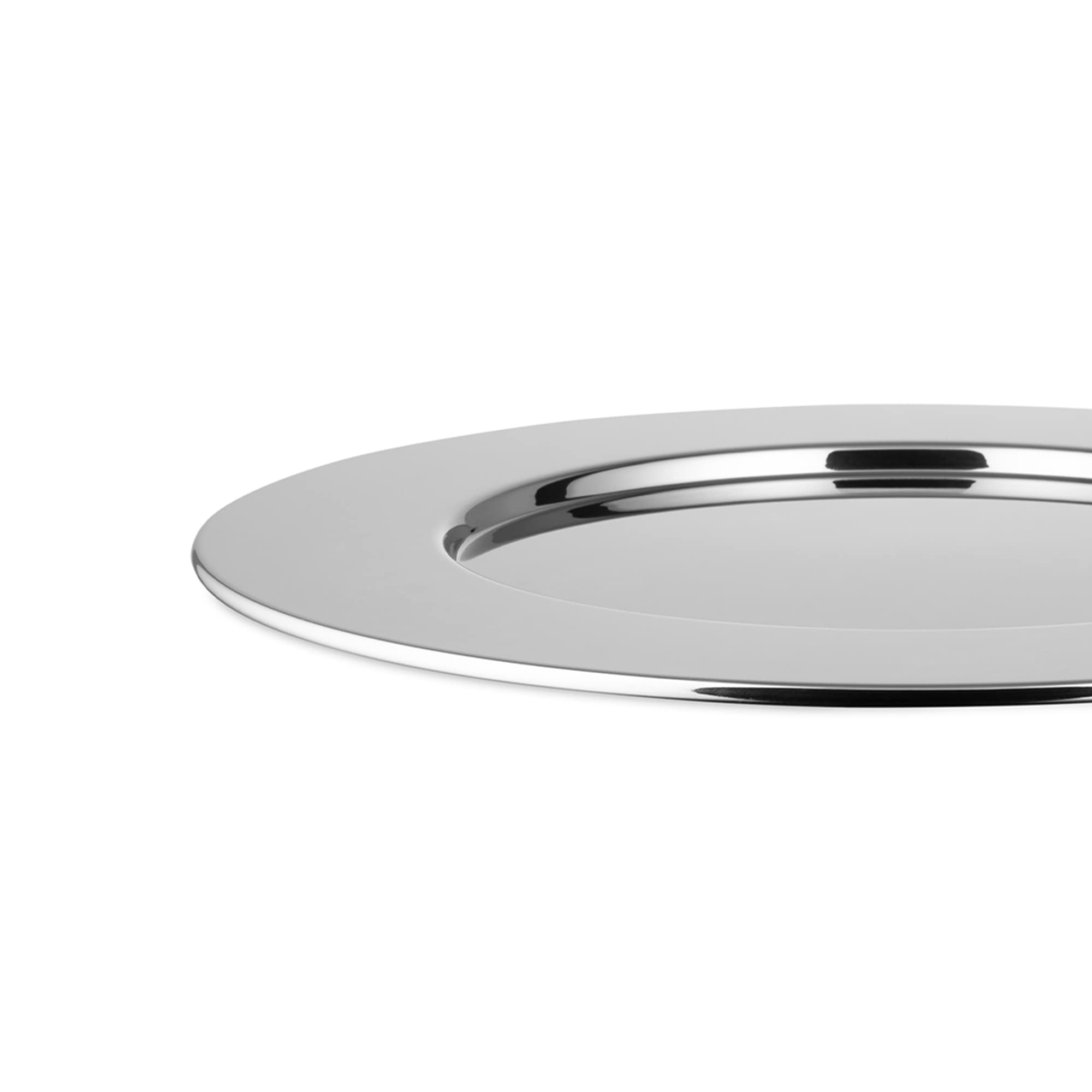 Alessi Tavola SG43 sottopiatto acciaio 33 cm lucido
