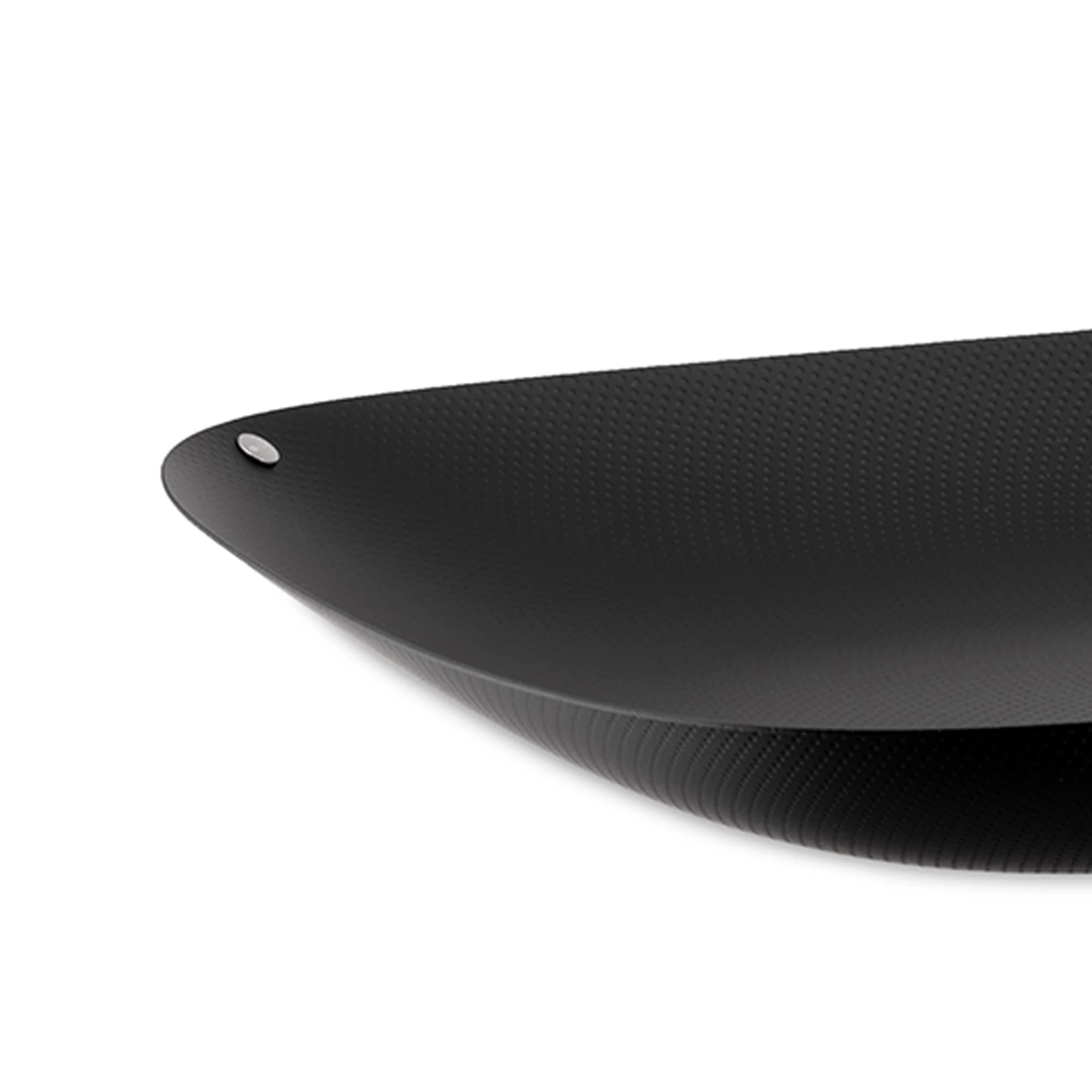 Alessi Moiré MW70 BT vassoio rettangolare nero acciaio
