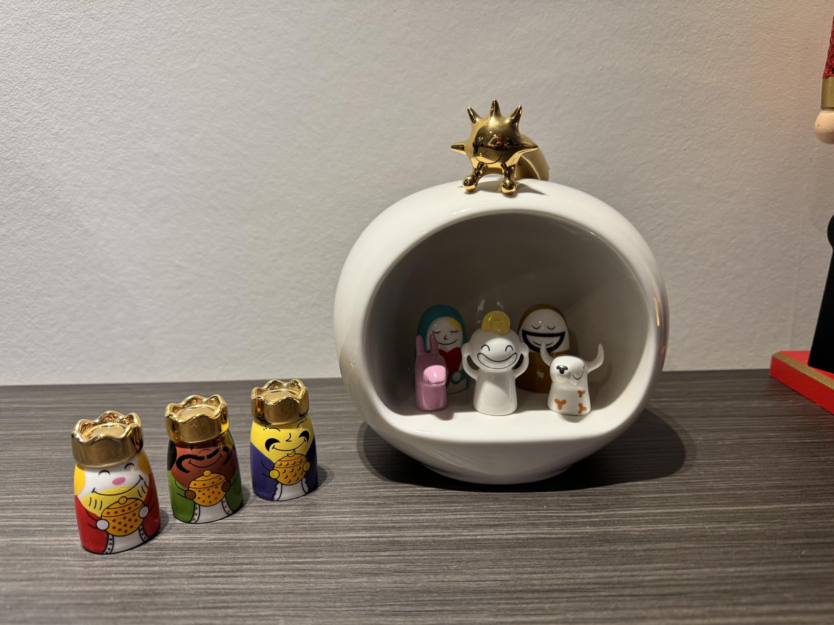 Alessi AMGI25 Stella Stellina statuetta porcellana presepe