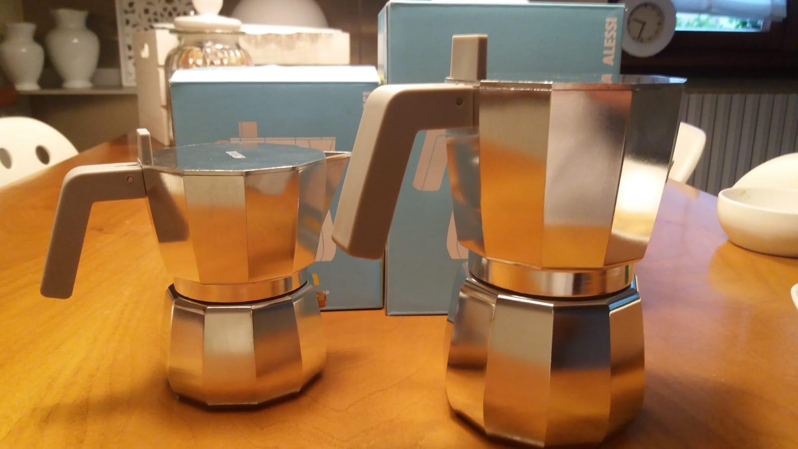 Alessi Moka DC06/6 caffettiera alluminio 6 tazze