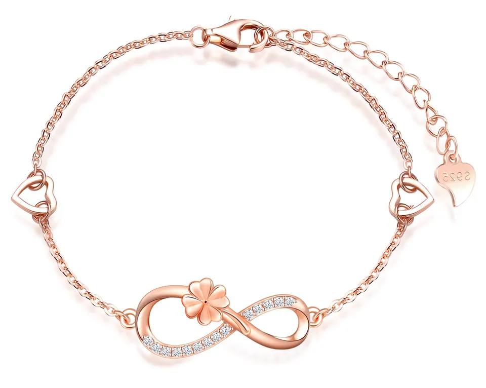 Infinionly Fashion Bracelets bracciale infinito argento A-cuore