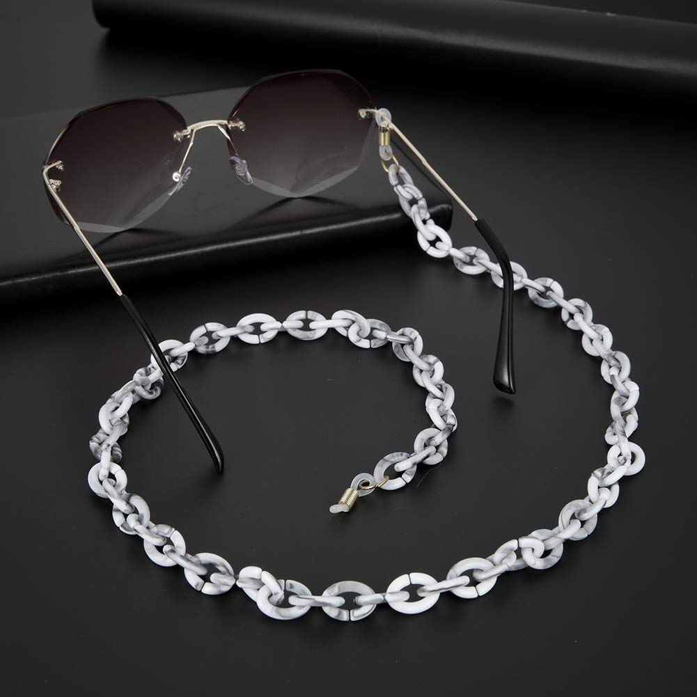 EUEAVAN Eyeglass Chains catenella occhiali rosso grande