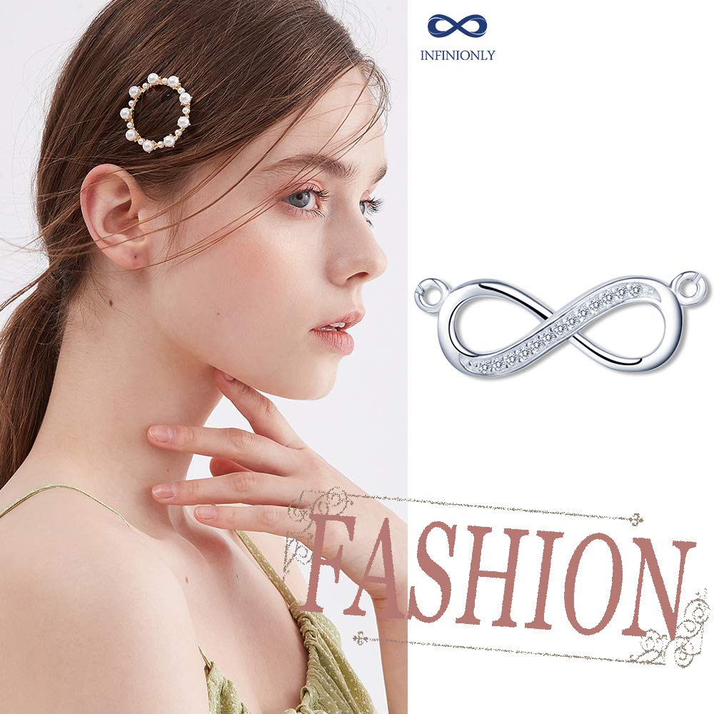 INFINIONLY Fashion Necklaces collana infinito argento sterling 925