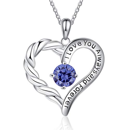 Jessemade Gioielli Collana Cuore Argento 925 Pietra Marzo