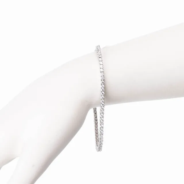Chic Ad Hoc Bracciali Tennis Classico 4 Griffe Bracciale Taglia S