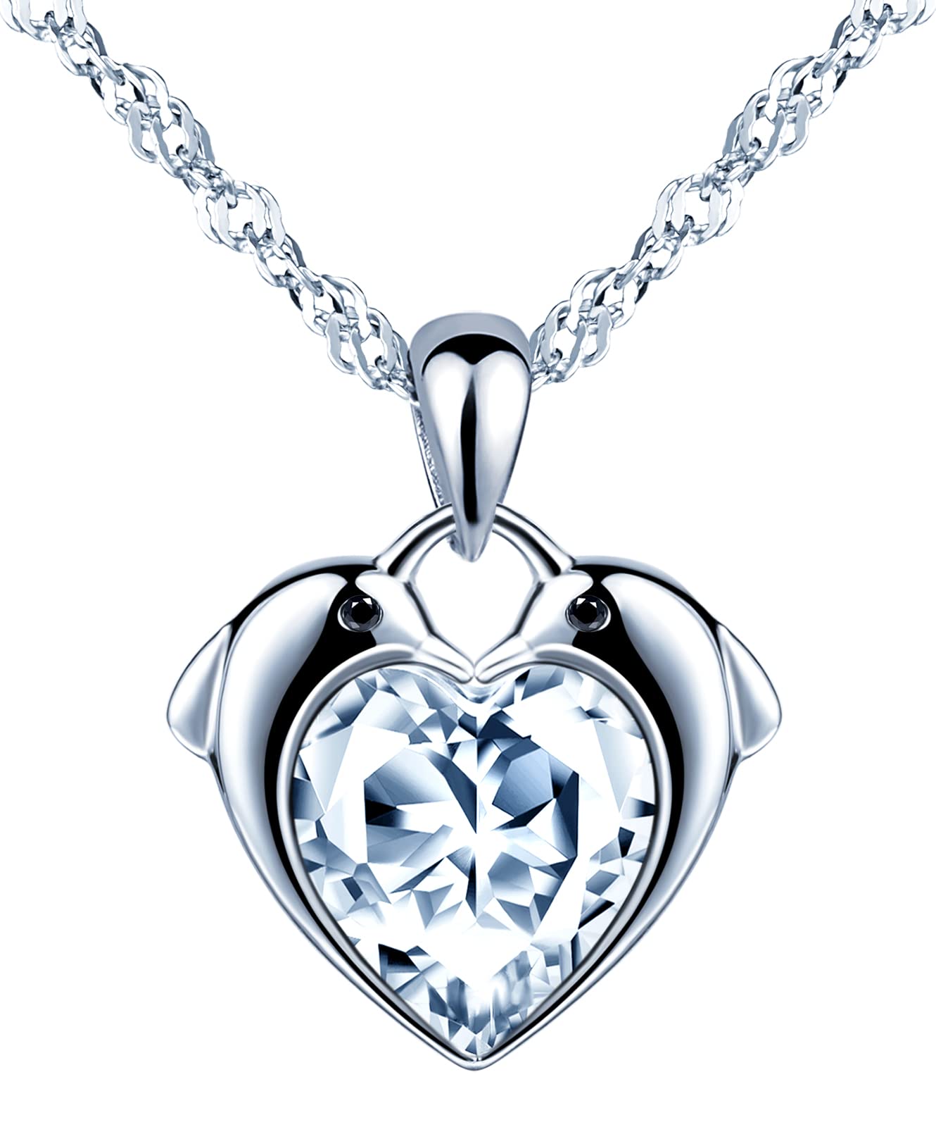 Infinionly Fashion Necklaces collana cuore argento 45 cm
