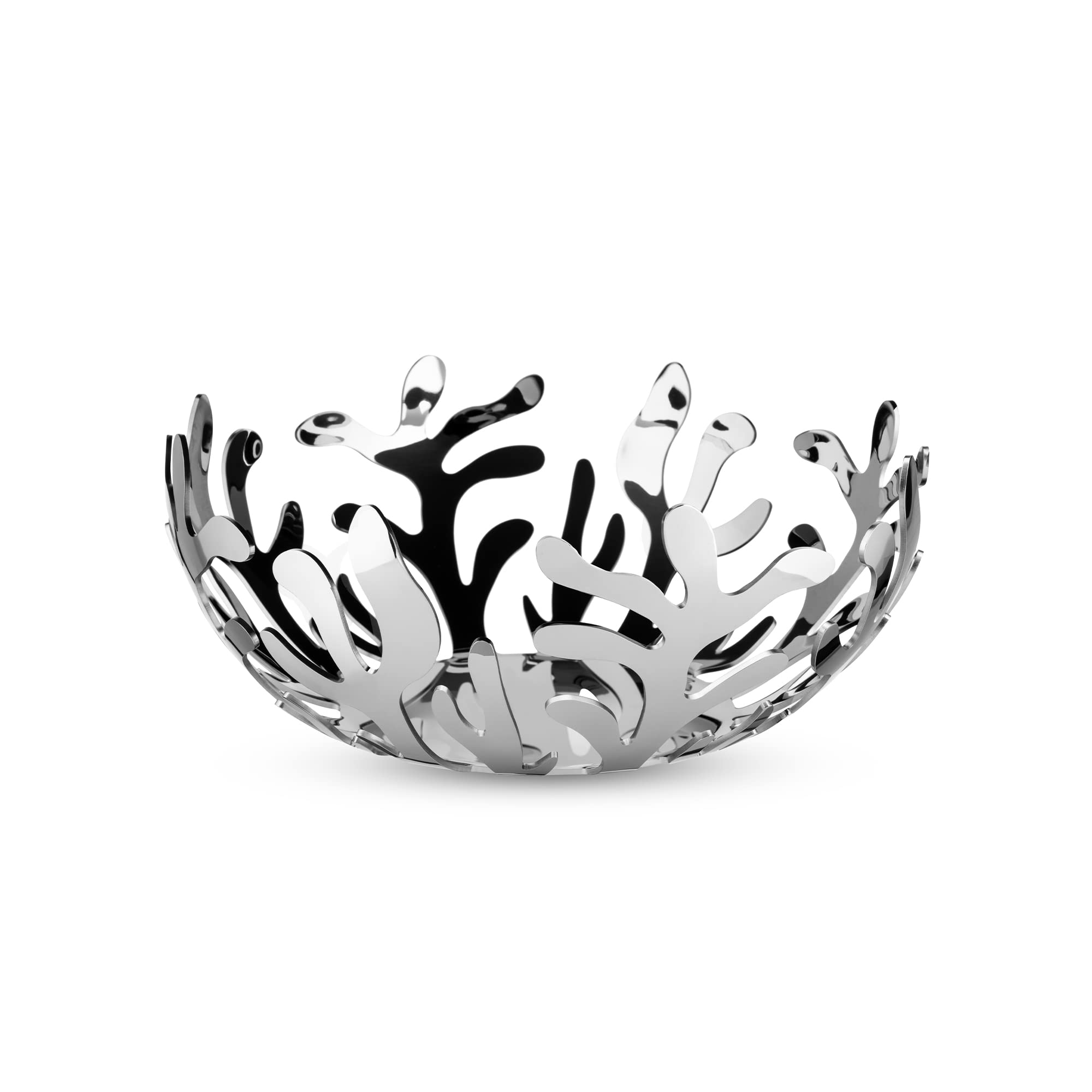 Alessi ESI01/25 Mediterraneo fruttiera acciaio 25 cm argento