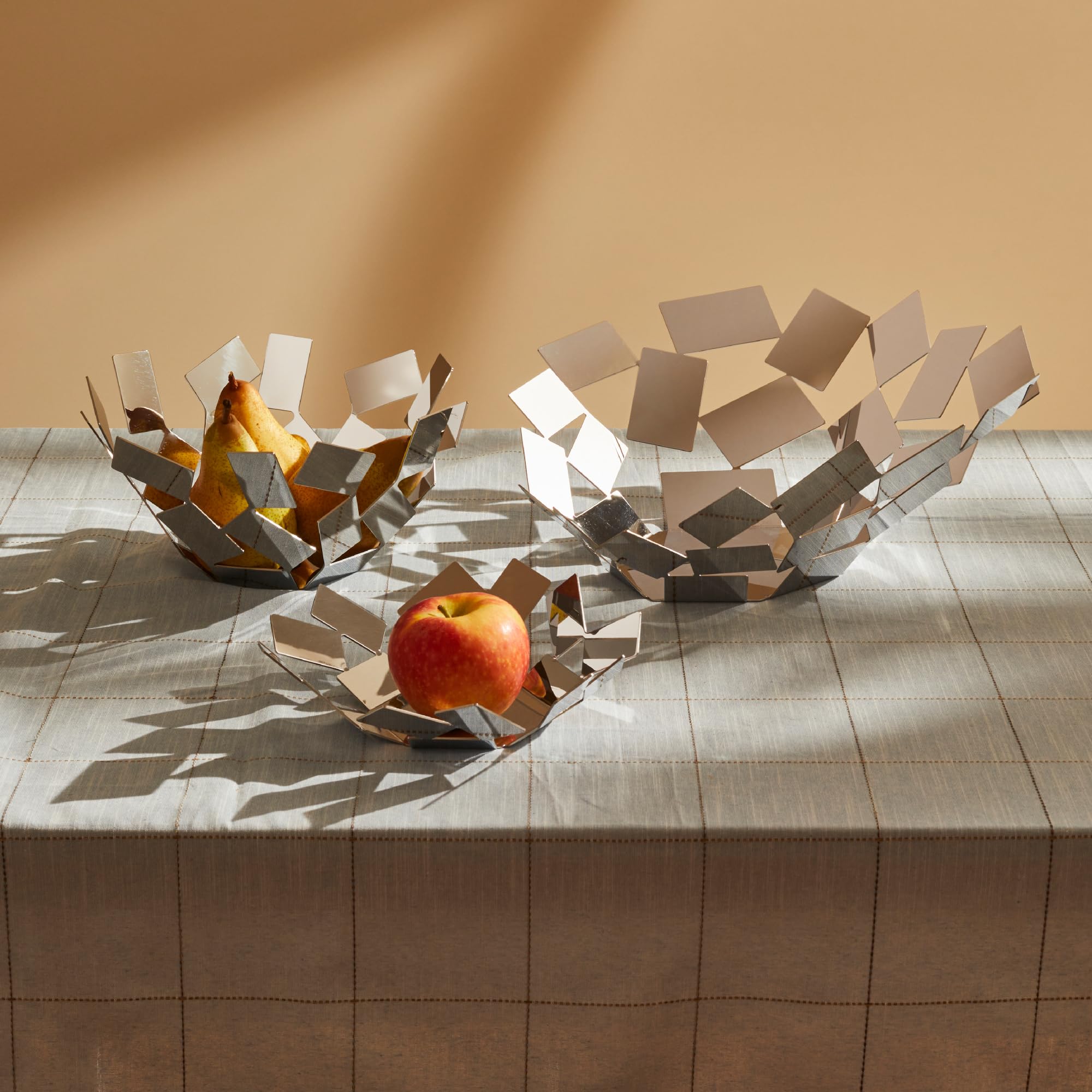 Alessi Fruttiera Centrotavola Nero 27 cm in Acciaio
