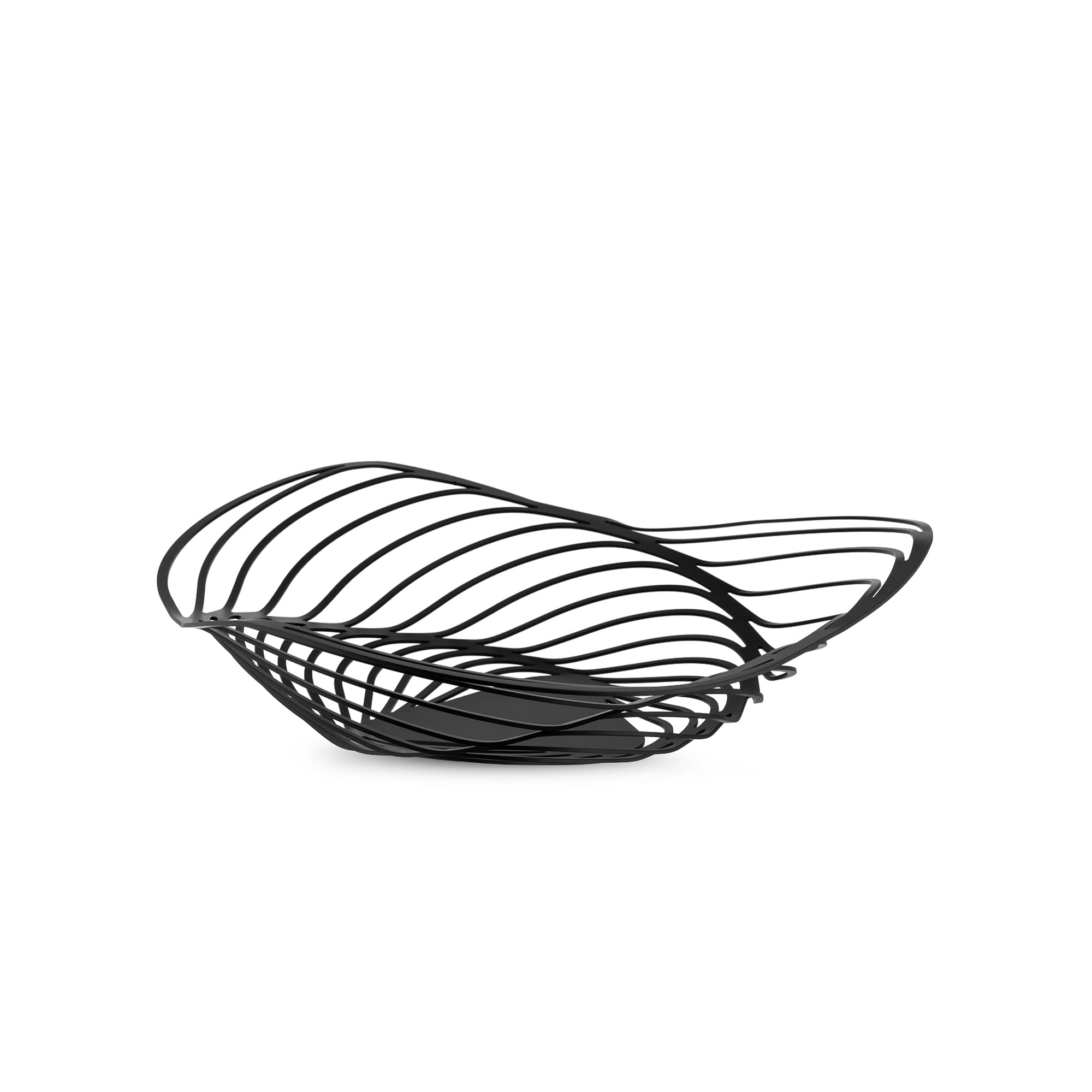 Alessi Tavola Trinity ACO01 B fruttiera acciaio nero 23 cm piccola