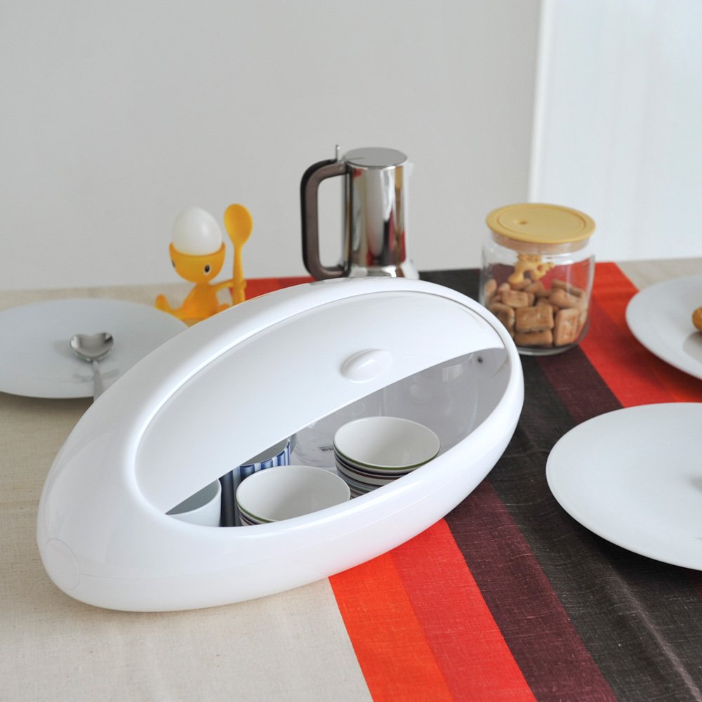 Alessi Gnam ASG22 W Portapane Bianco 46 cm Resina