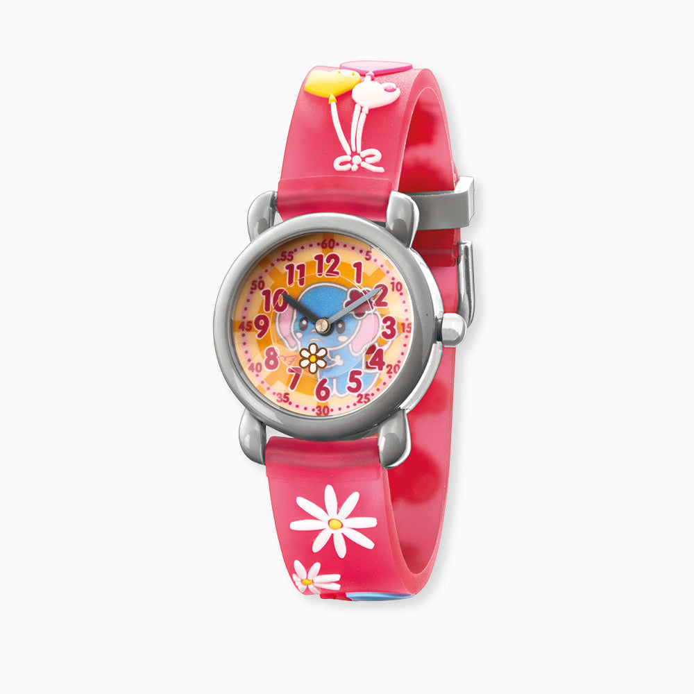 Engelsrufer Kinder orologio elefante plastica con astuccio