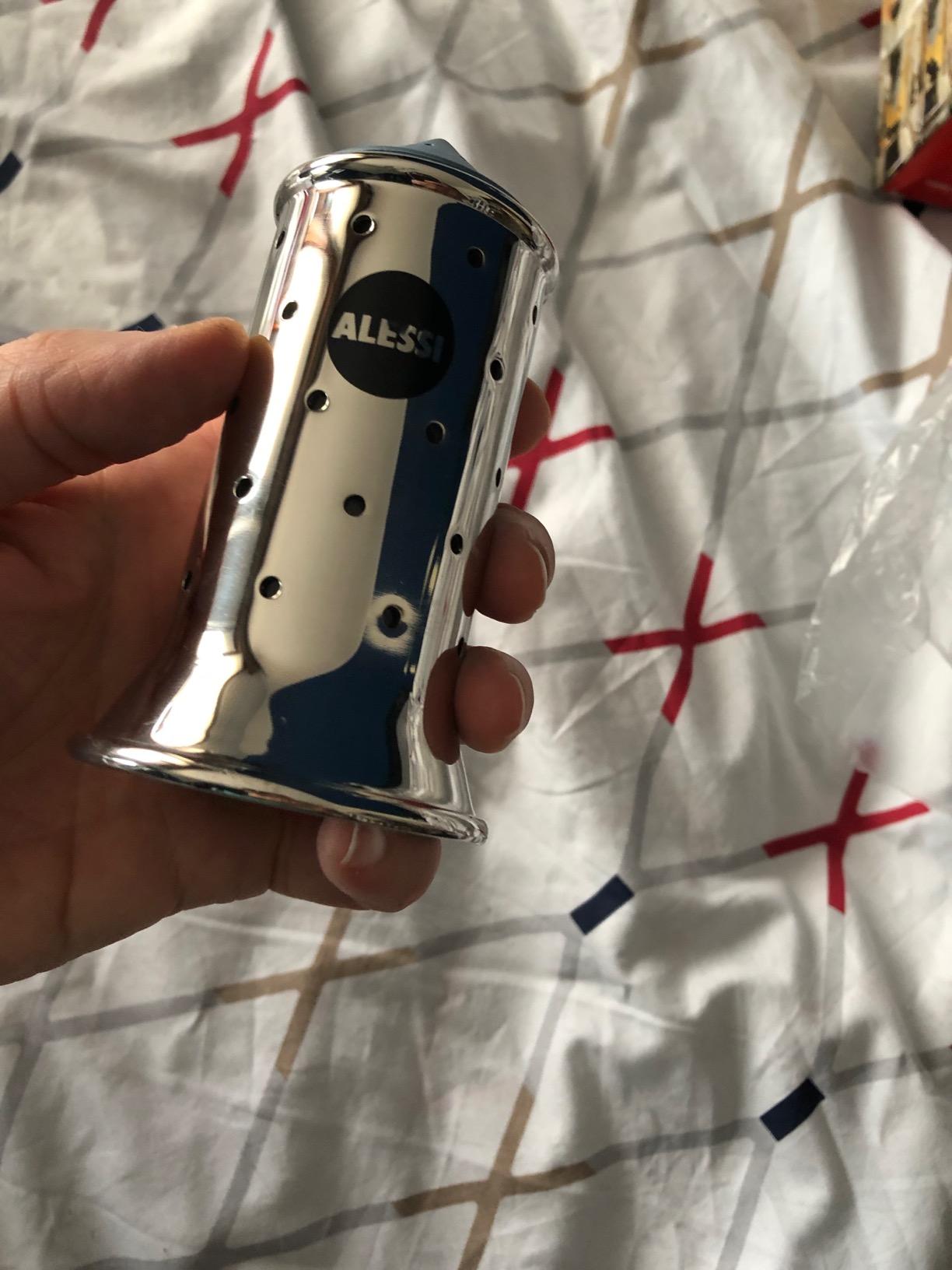 Alessi MGSAL B spargisale acciaio nero 6,3 cm
