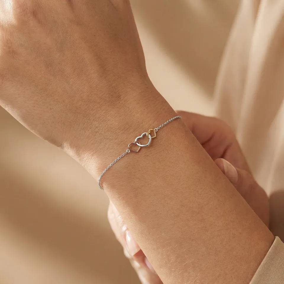 Engelsrufer With Love Bracciale Argento 3 Cuori
