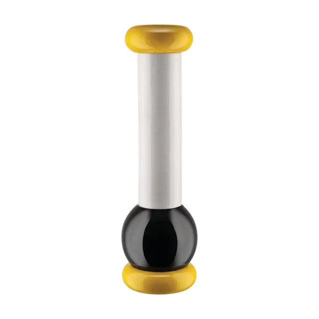 Alessi MP0210 Totem Macinasale Pepe Legno Giallo 23 cm