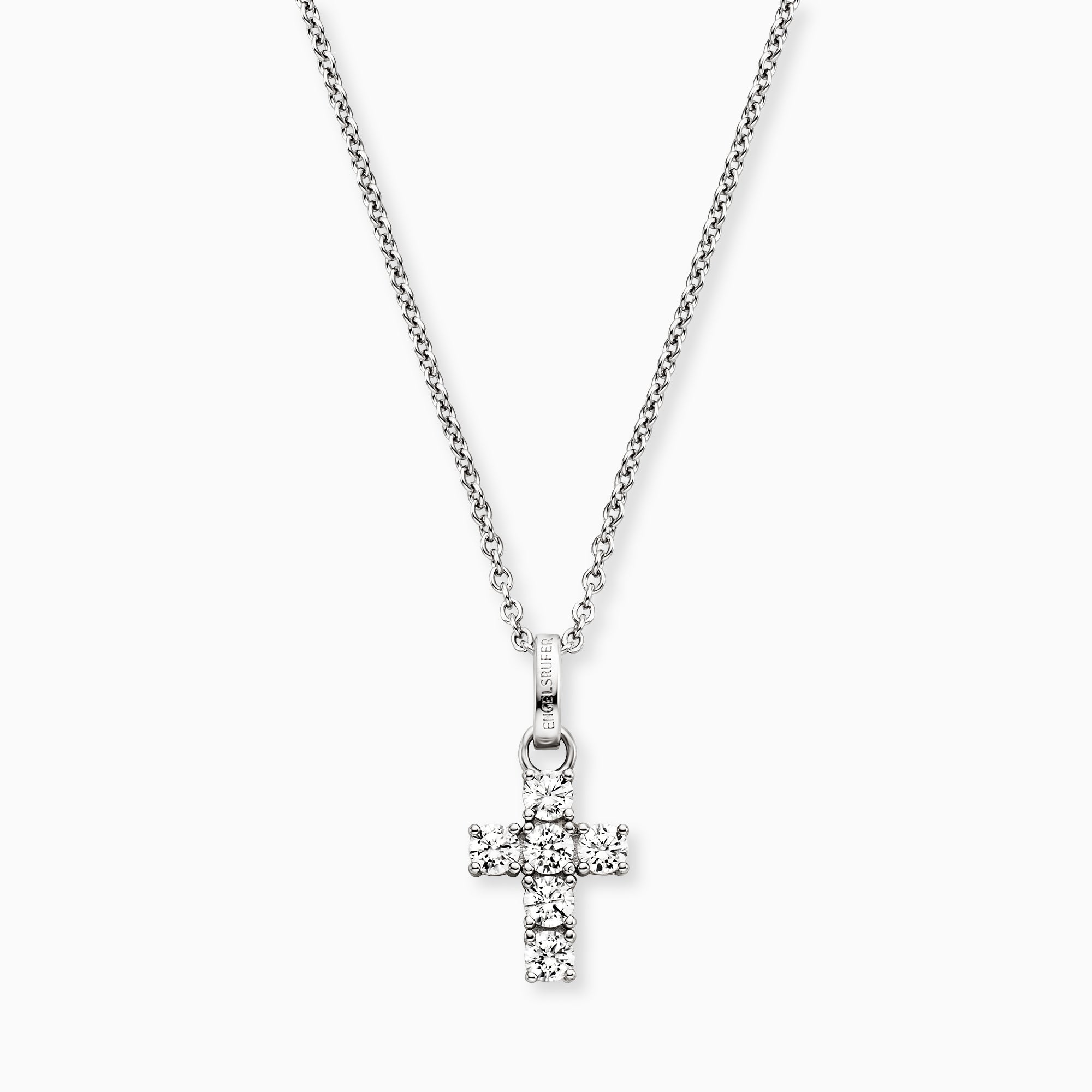 Engelsrufer Collana argento 925 croce zirconia