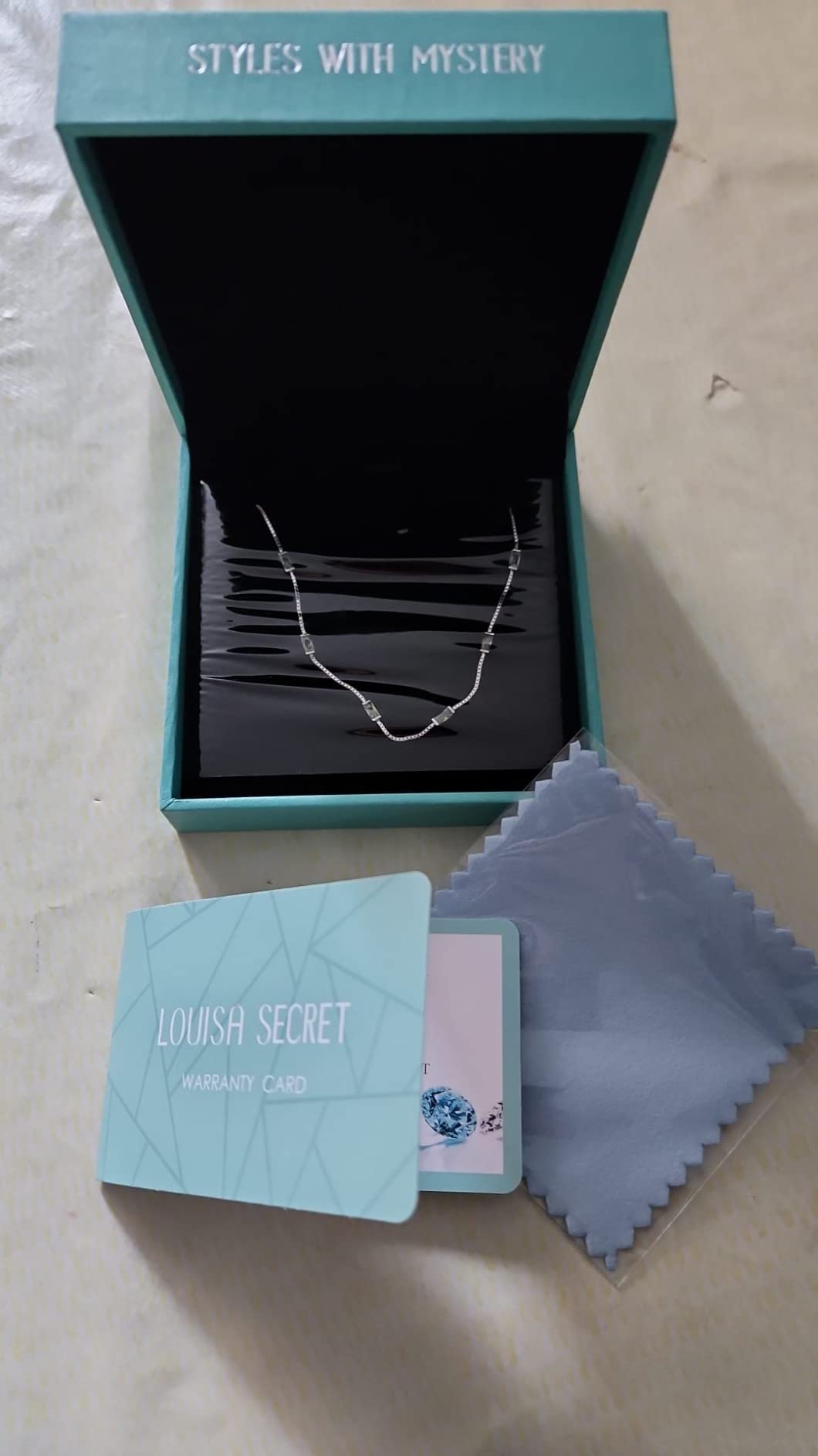 LOUISA SECRET Bracelets Bracciale argento 925 zirconi agosto