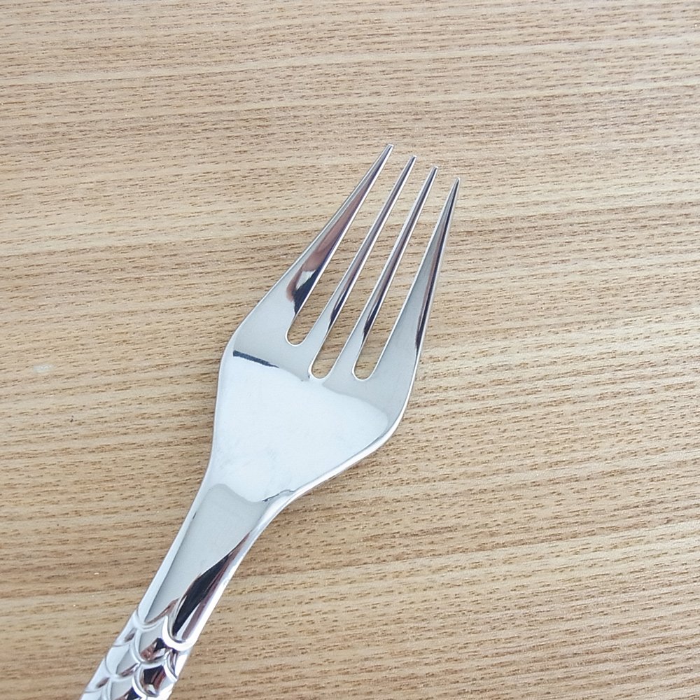Alessi Colombina Fish forchetta pesce acciaio 23 cm