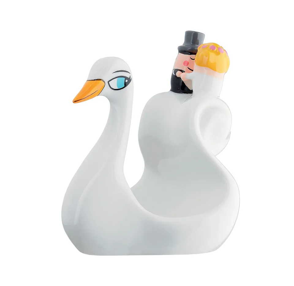 Alessi Bombolina AMGI58 bomboniera porcellana multicolore