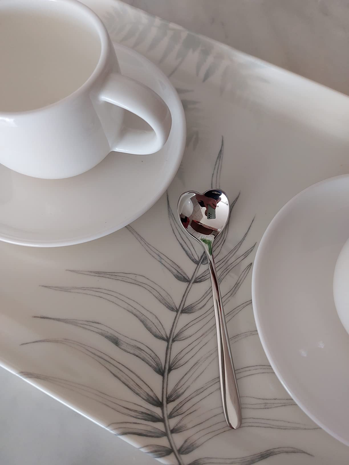 Alessi Il Caffè AMMI08 Set 4 Cucchiaini Caffè Acciaio 10 cm