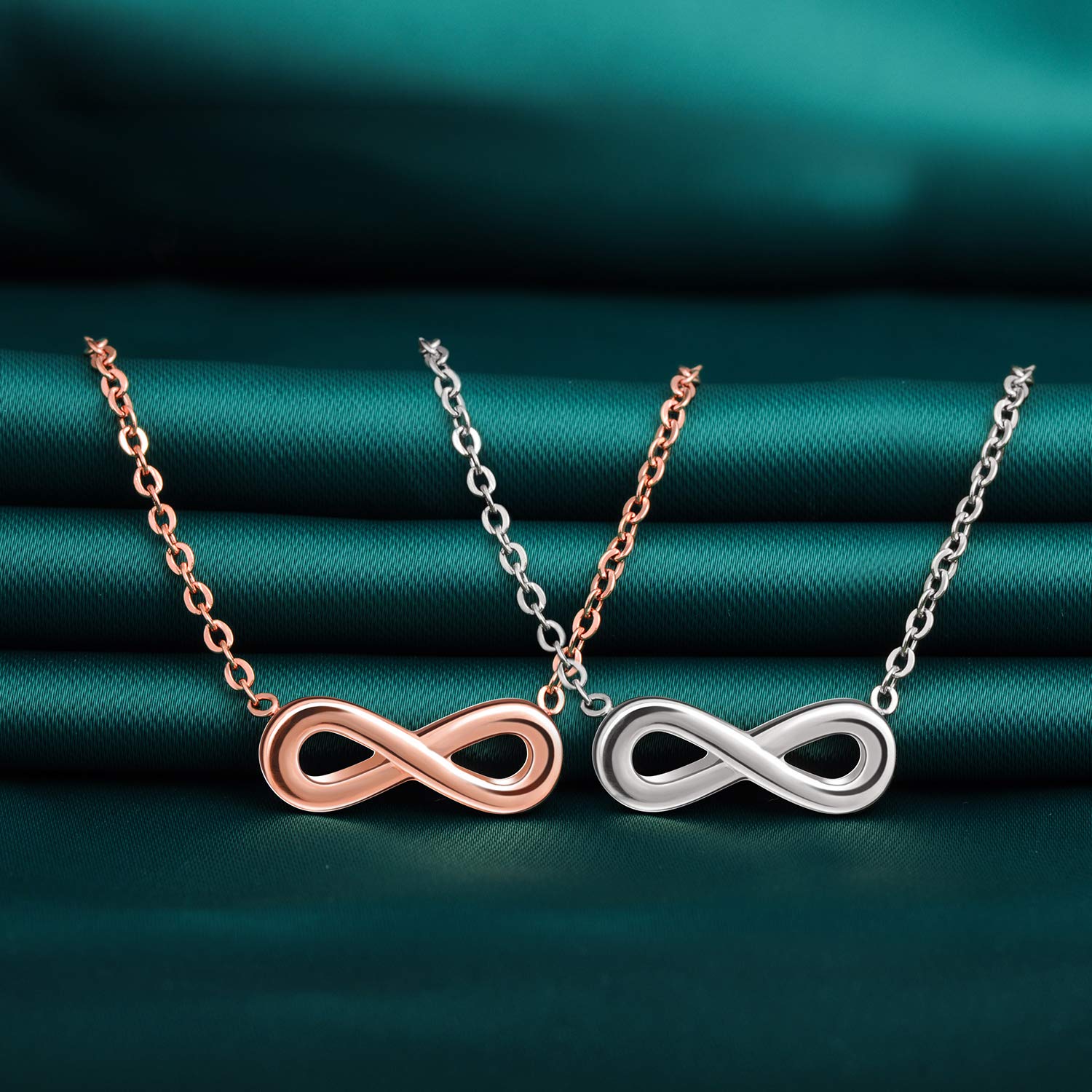 Infinionly Fashion Necklaces Collana Infinito Multicolor