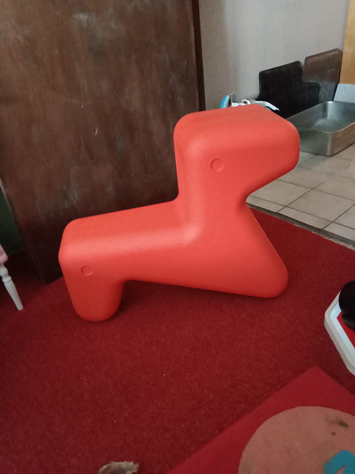 Alessi Doraff UNS07 R Seduta Bambini Rossa Polietilene