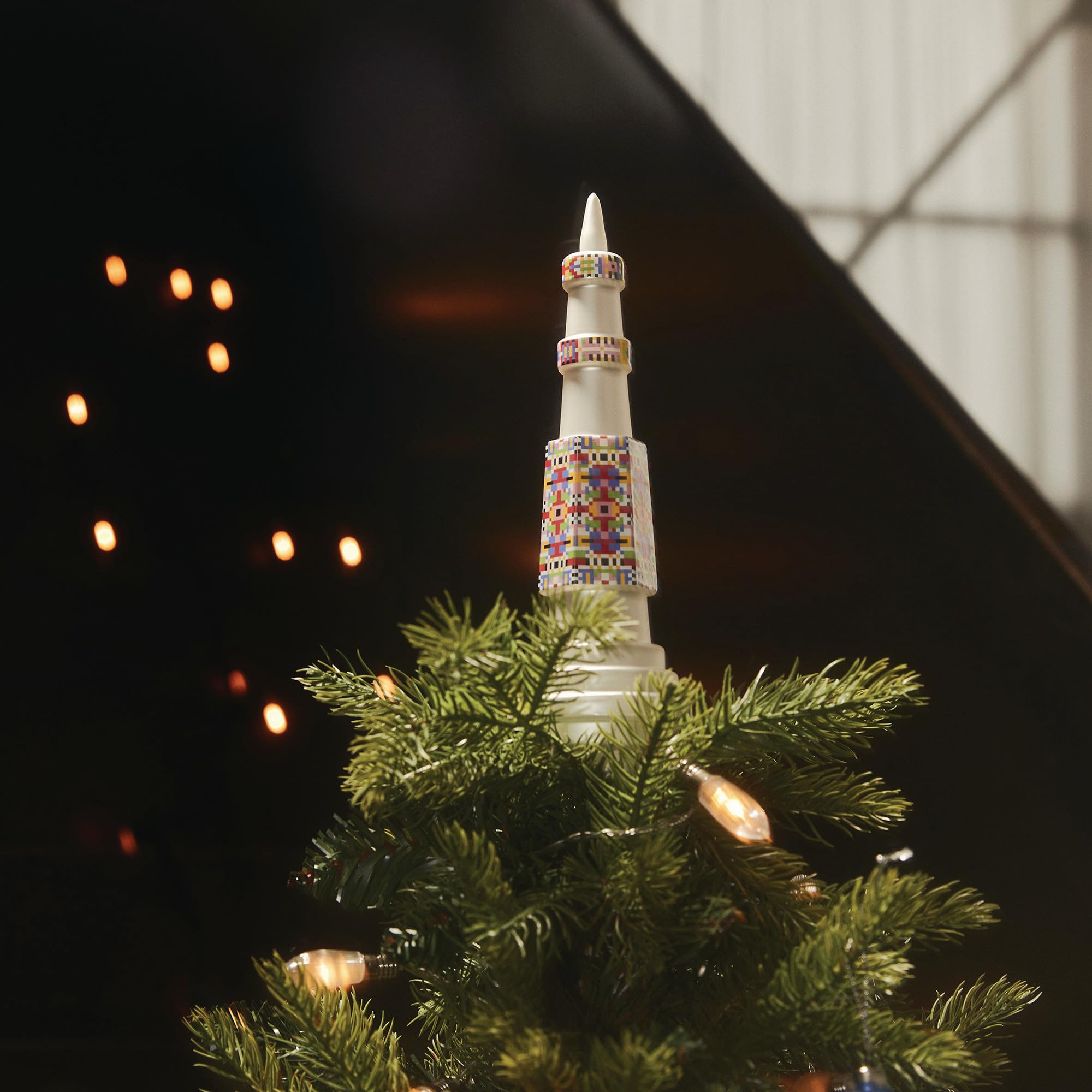Alessi Vertigo ESA07 puntale albero vetro soffiato
