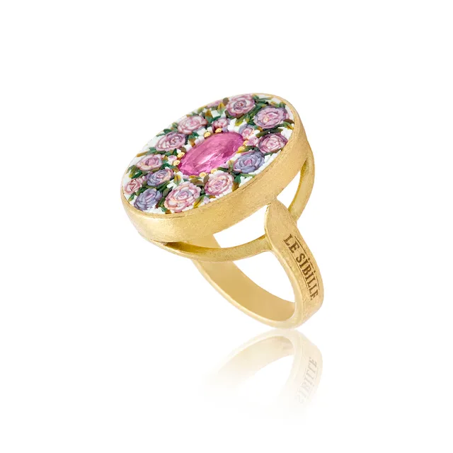 Le Sibille Anelli Rosegarland Ring anello zaffiri