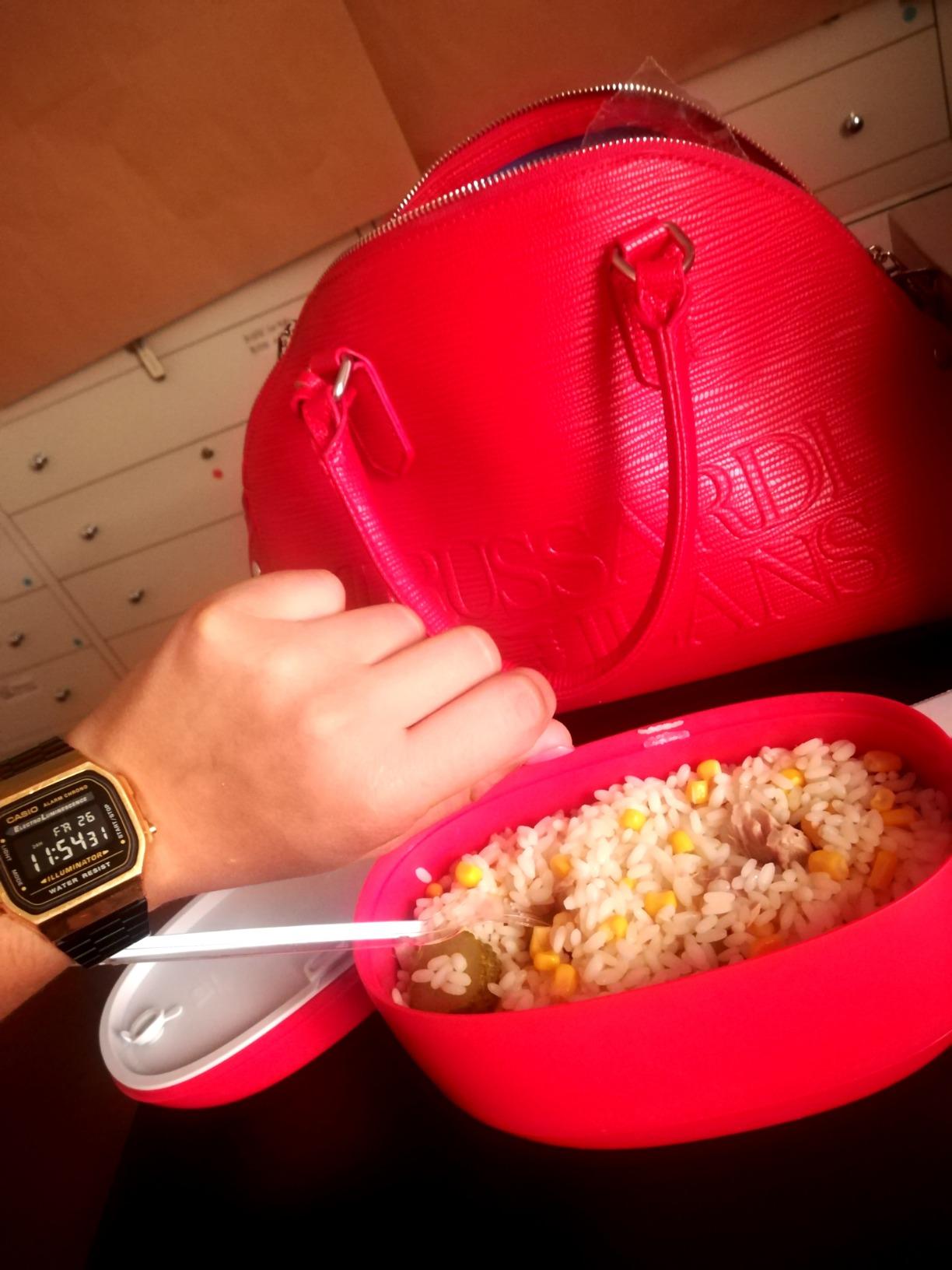 Alessi Food à Porter SA02 R Lunch Box 3 Scomparti Rosso