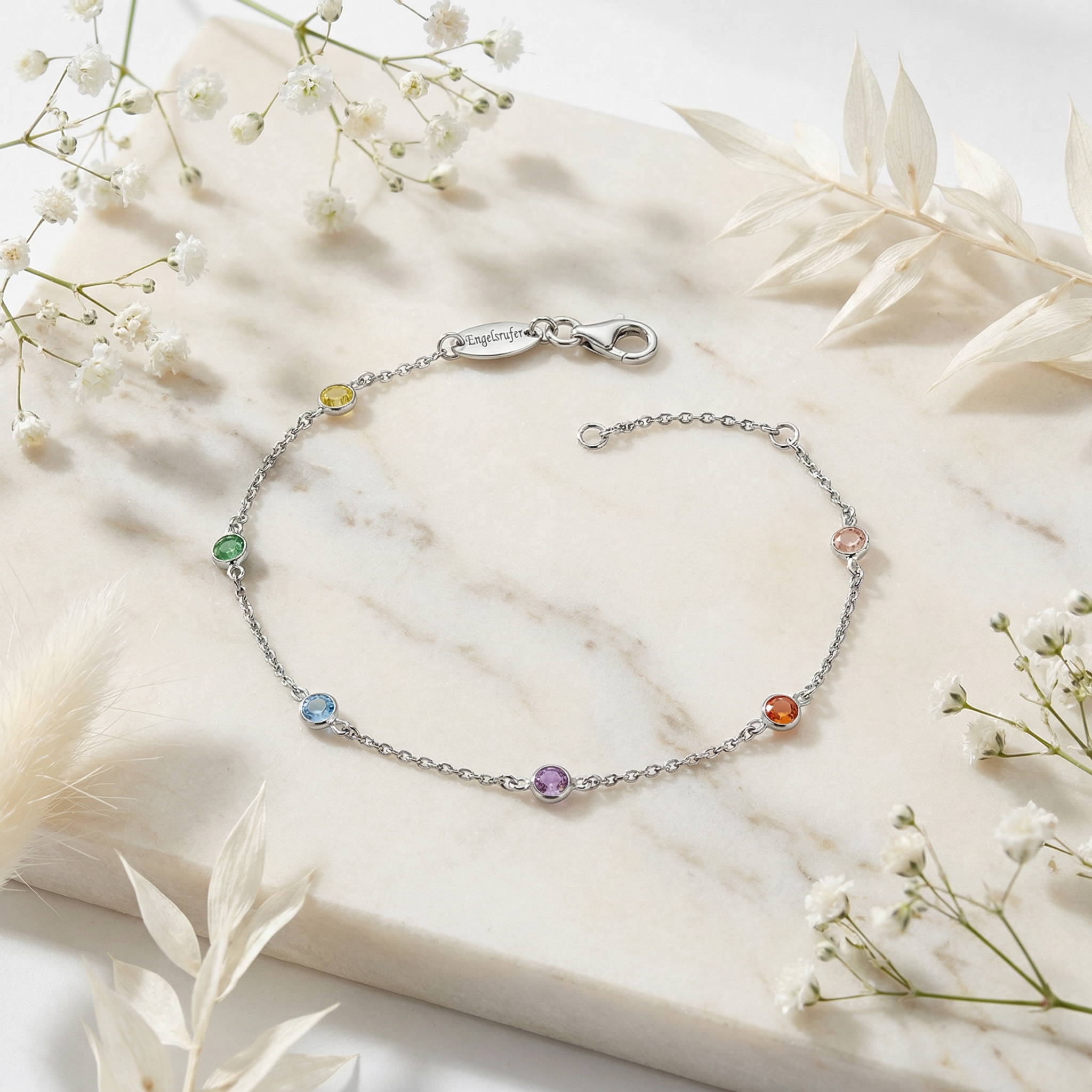 Engelsrufer Moonlight bracciale argento zirconia multicolor