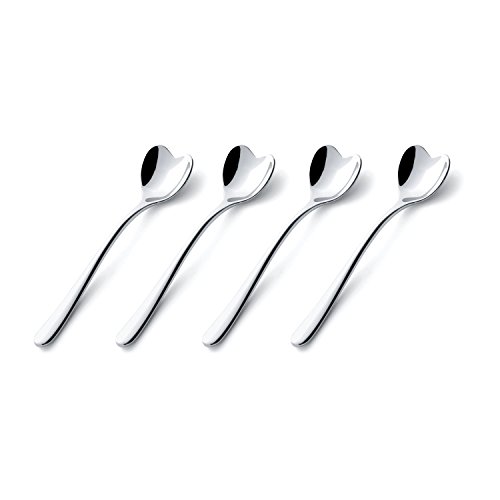 Alessi Big Love AMMI01 Set 4 Cucchiaini Gelato Cuore