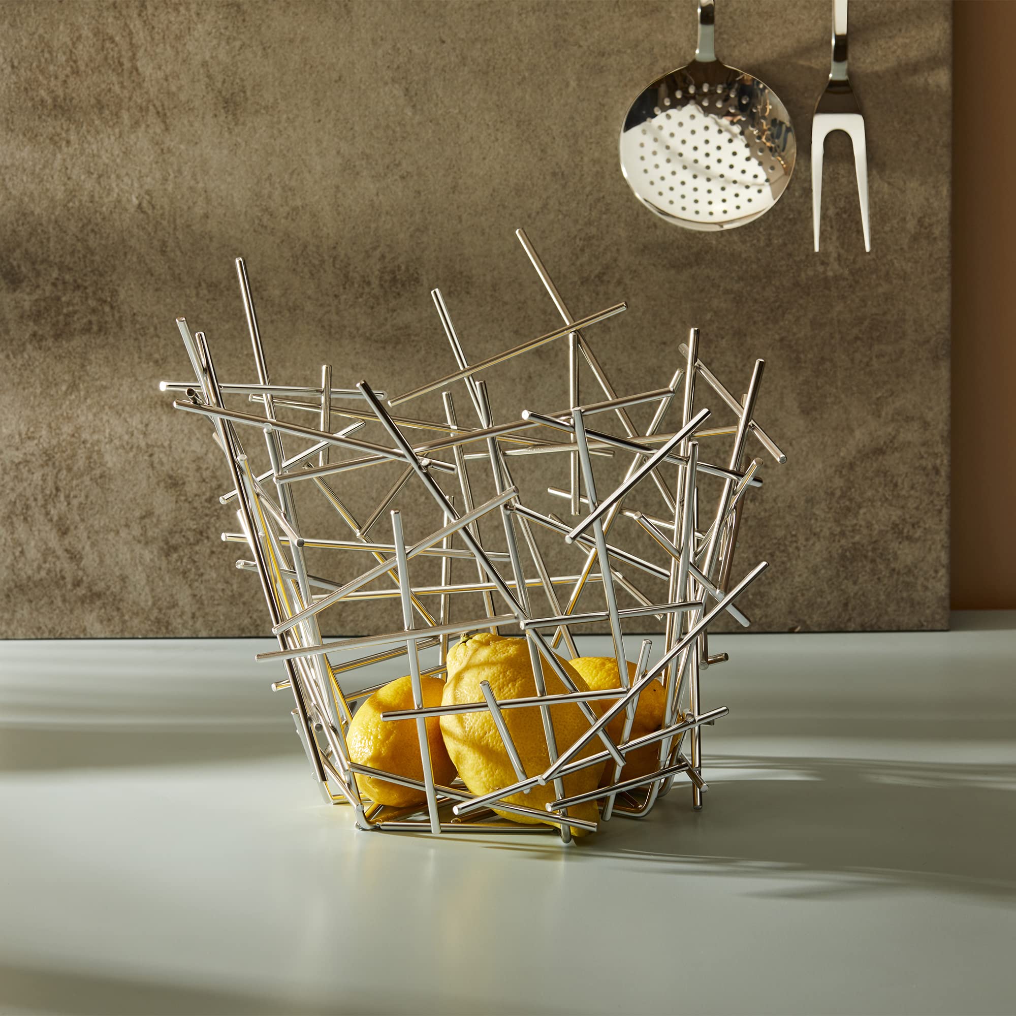 Alessi Blow Up FC03 portafrutta acciaio lucido