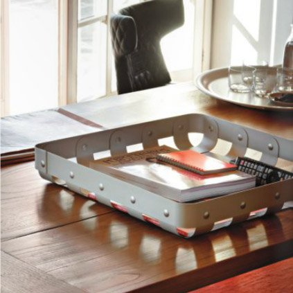 Alessi Criss Cross Contenitore Alluminio 51x51 cm Anodizzato