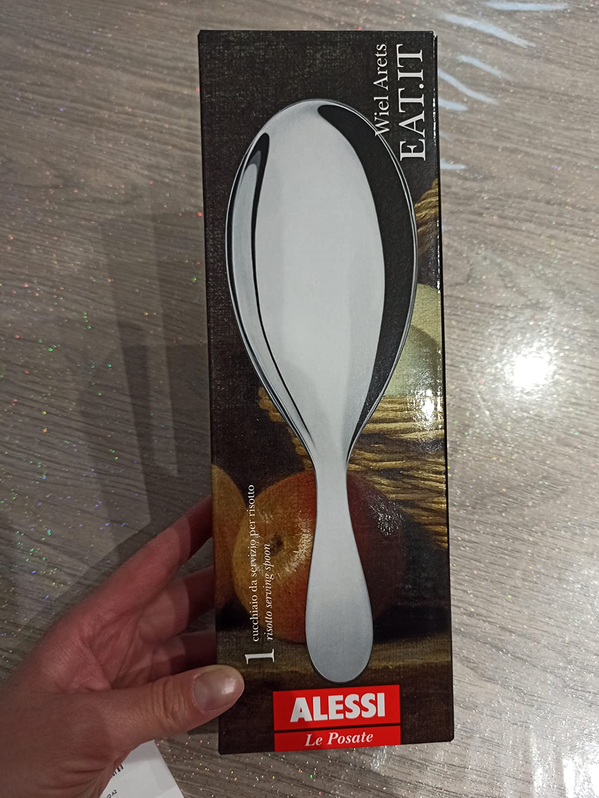 Alessi Eat.It WA10/27 Cucchiaio Risotto 22 cm Inox