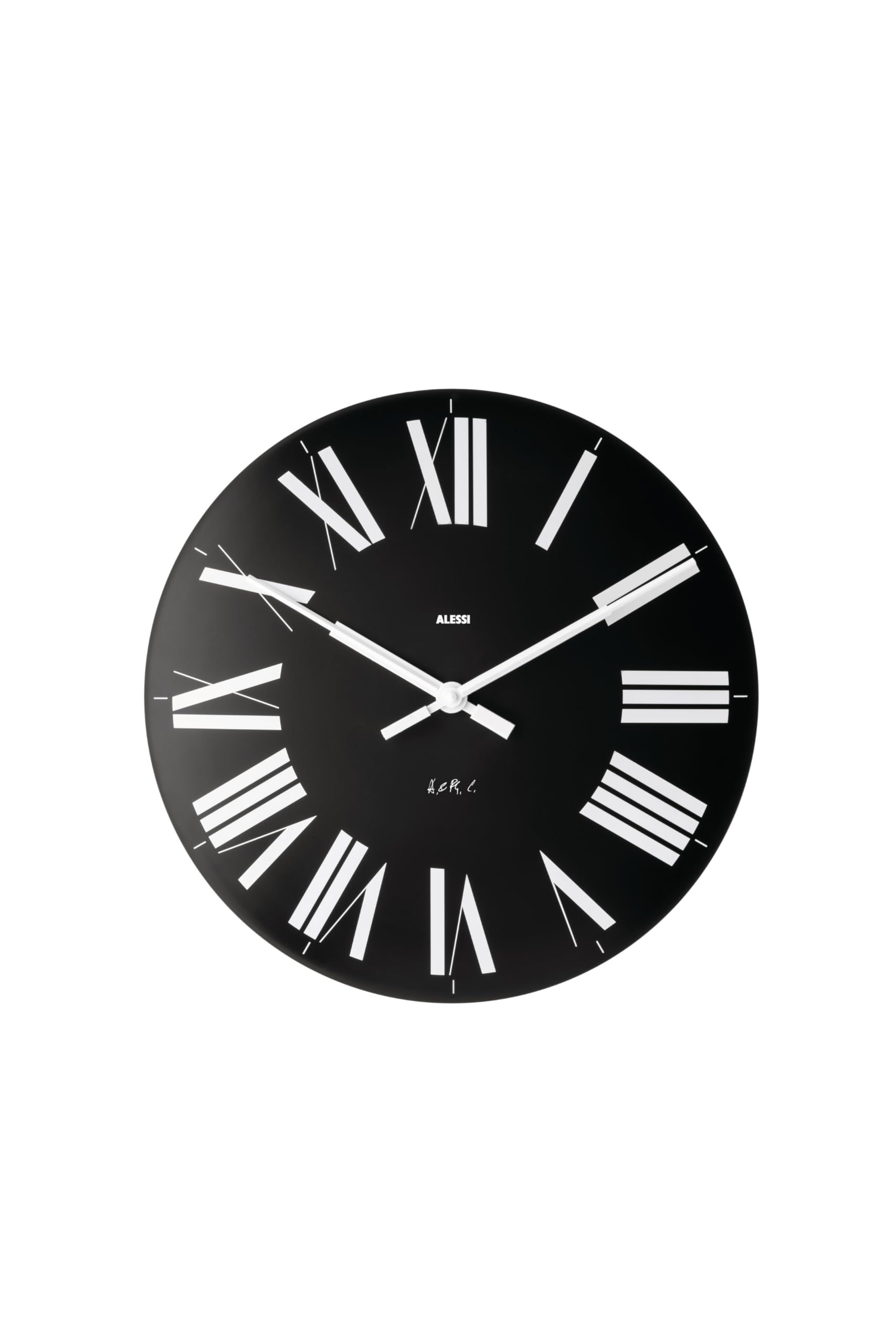 Alessi 12 B Firenze orologio parete ABS 36 cm nero