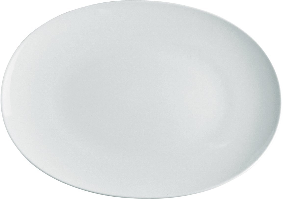 Alessi Tavola Mami SG53/22 38 Piatto Ovale Porcellana 38cm