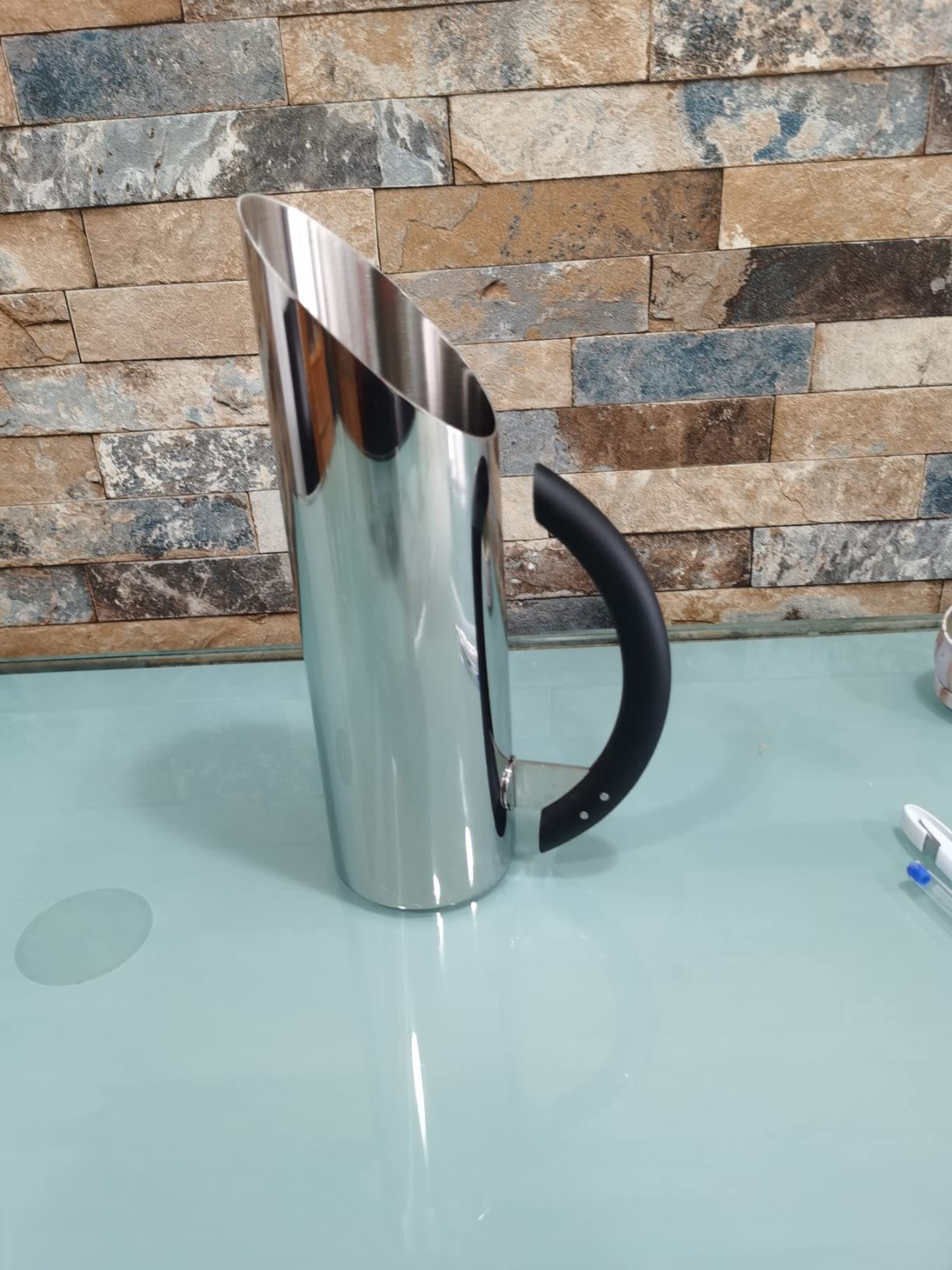 Alessi Tua MB03 caraffa 100 cl nero acciaio