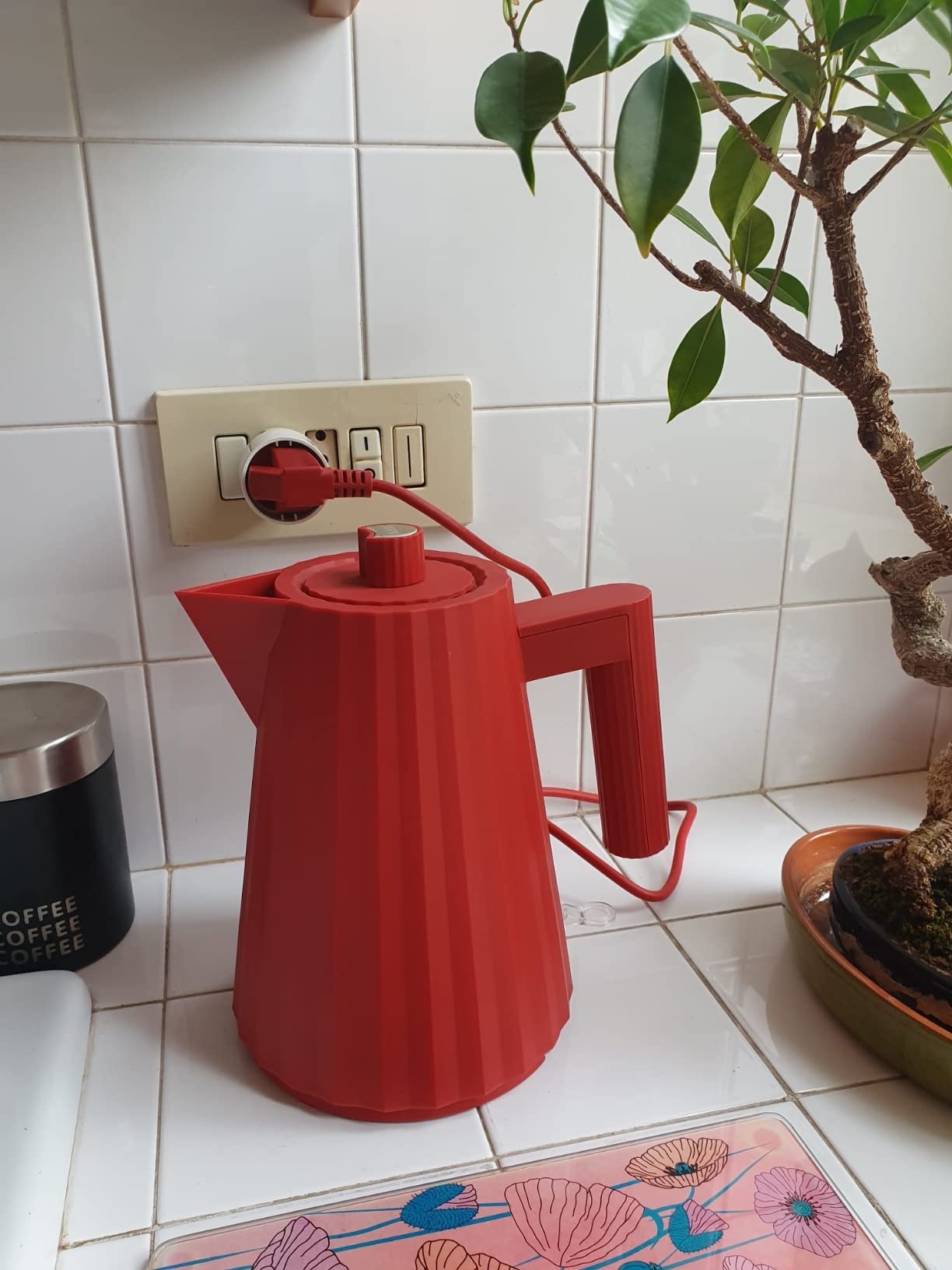 Alessi Plissé MDL06/1 GR Bollitore Elettrico Verde 1 L 2400W