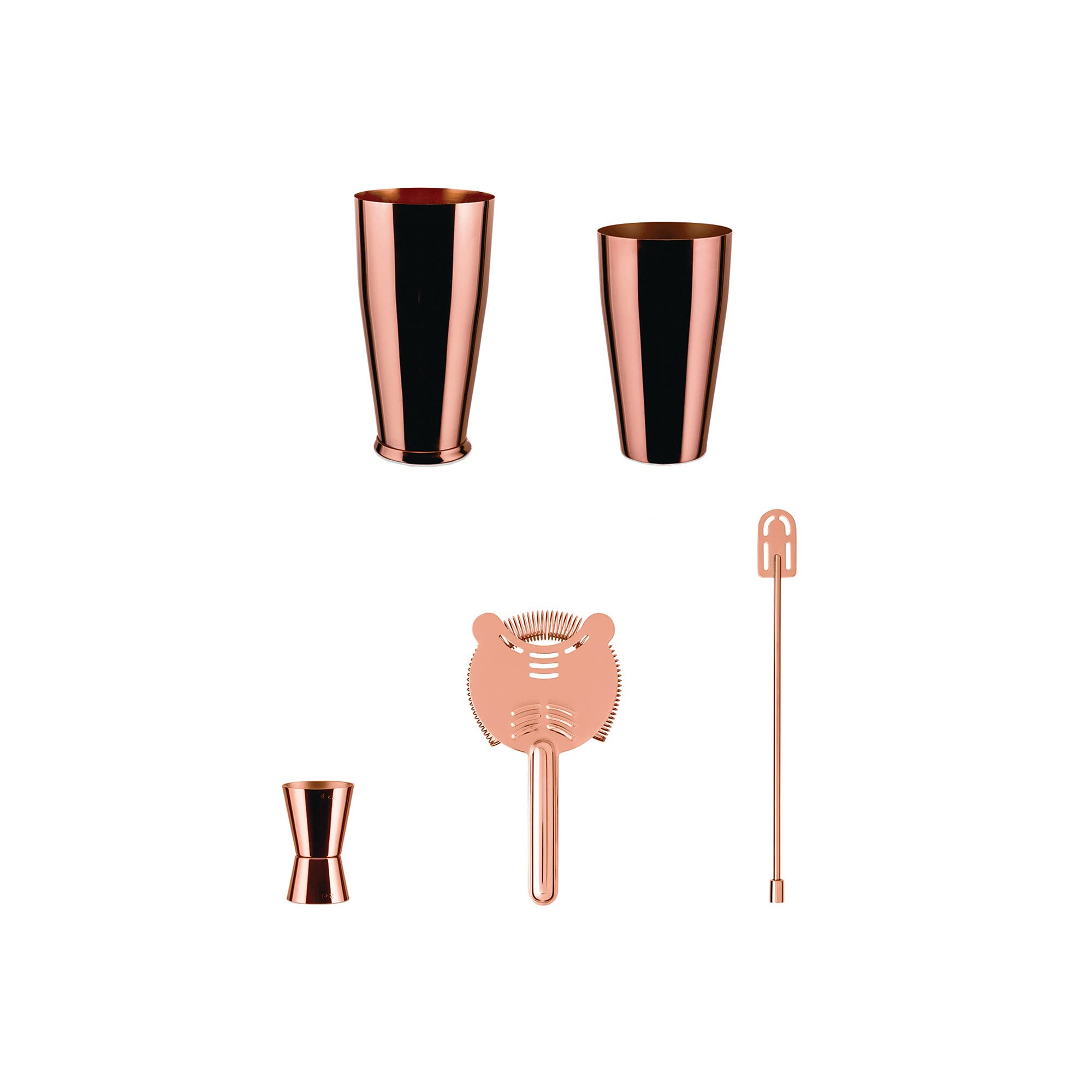 Alessi Lunar Eclipse 5050SET I kit cocktail 5 pezzi inox