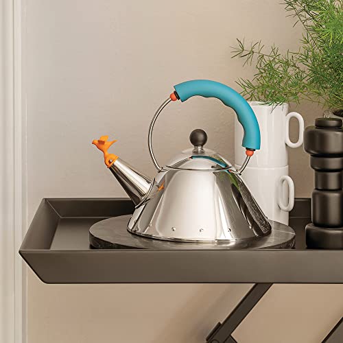 Alessi 9093 bollitore azzurro chiaro 100 cl induzione
