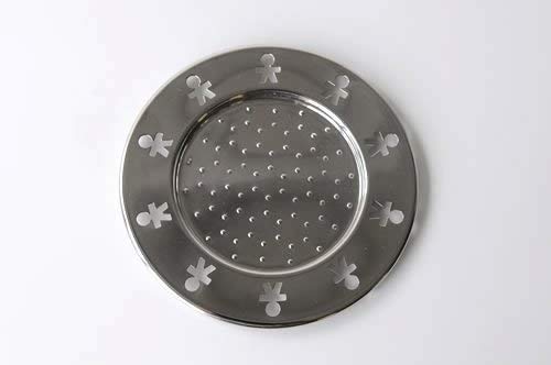 Alessi Girotondo AKK80/13 sottobicchiere acciaio lucido 18/10