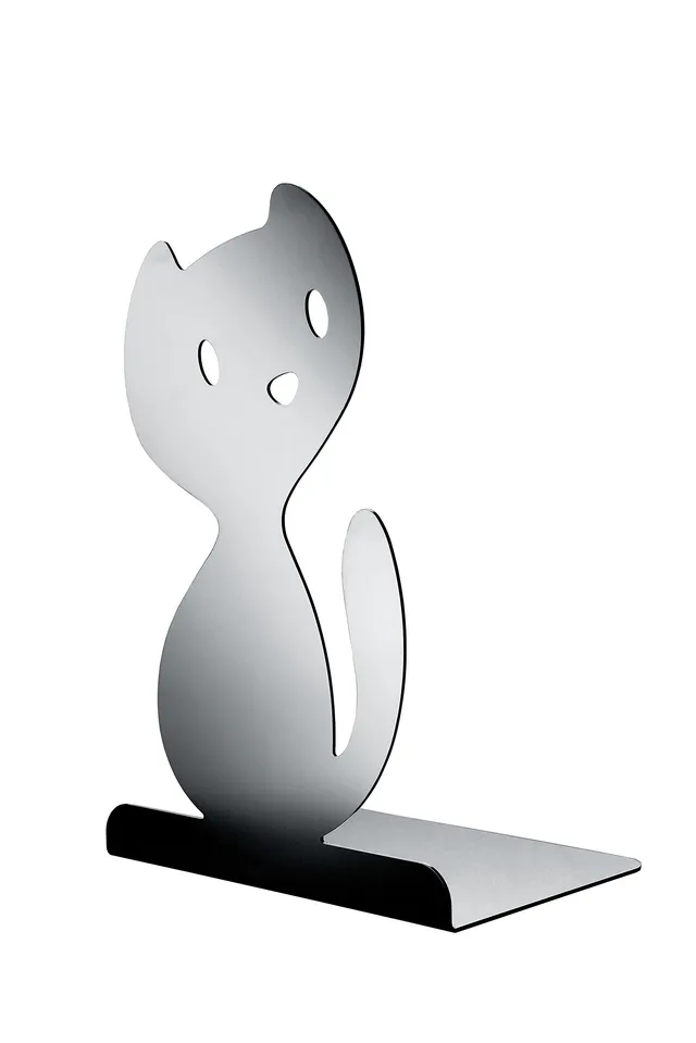 Alessi Vigo AMMI30/2 reggilibri acciaio finitura lucida