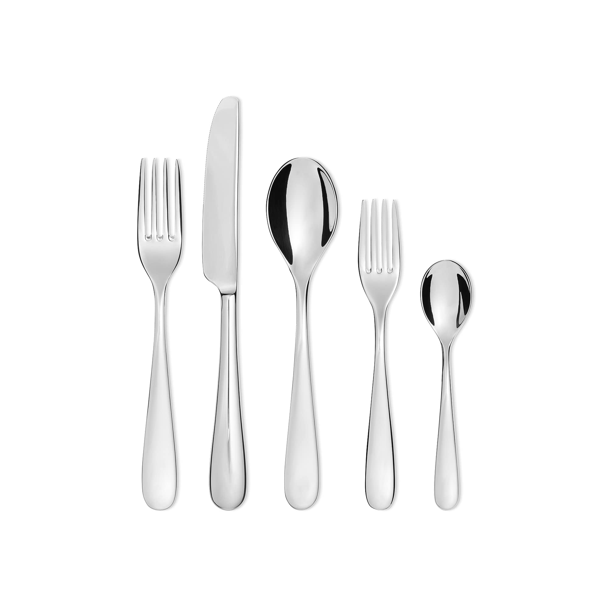 Alessi Nuovo Milano 5180/2 forchetta tavola inox 6 pezzi